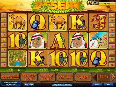 Desert Treasure Pokie Game