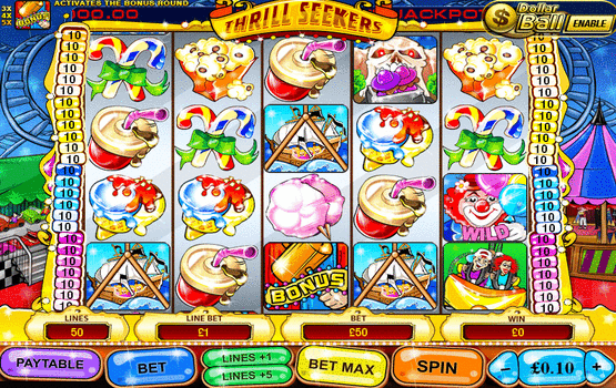 Thrill Seekers Pokie Game