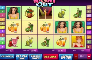 A Night Out Pokie Game
